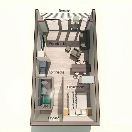 Vier Jahreszeiten 1-7 Apartment