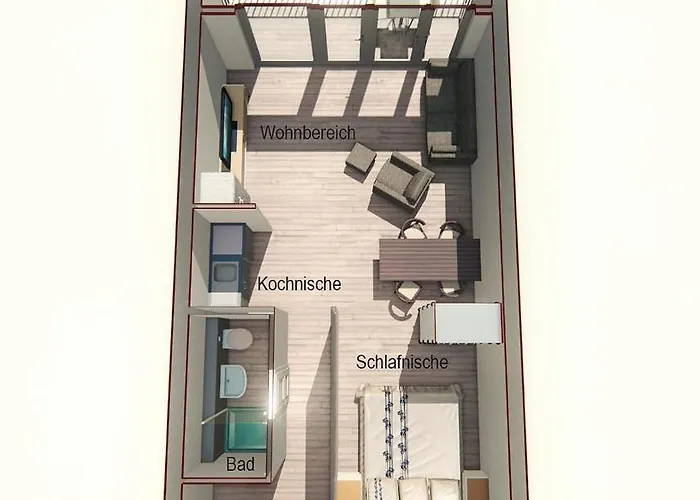 Vier Jahreszeiten 1-7 Apartamento
